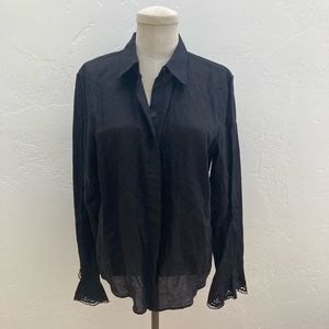 Ralph Lauren new linen embroidery lace blouse 16 XXL